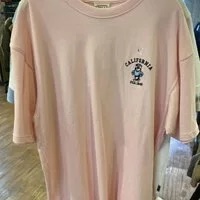 [S] WHO.A.U UNCLE STEVE LEFT BACK T-SHIRT,LIGHT PINK,, WHRAC2505U-LIGHT PINK (SWAU42)