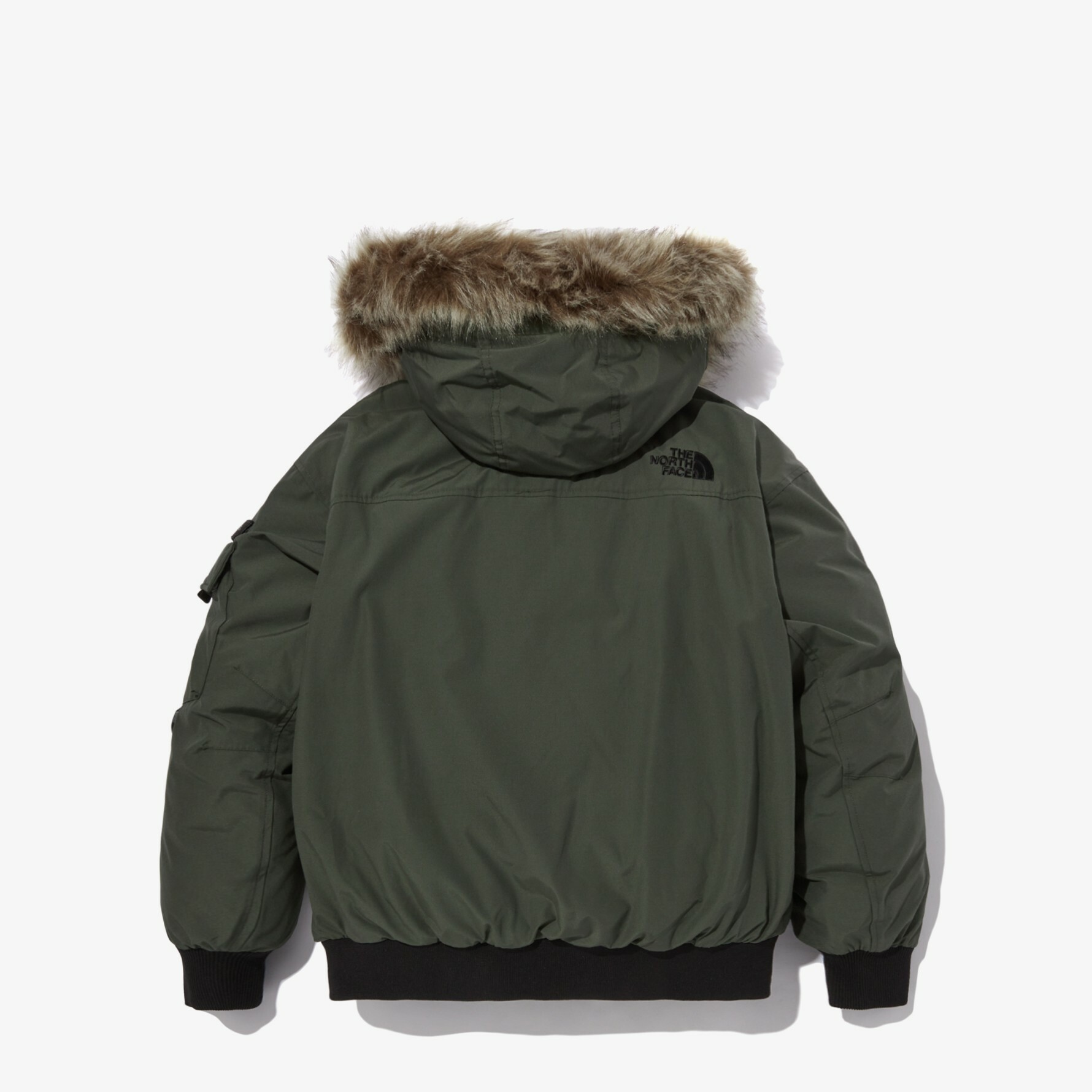 THE NORTH FACE POLAR AIR DOWN 連帽 飛行外套 軍綠 NJ1DN86B