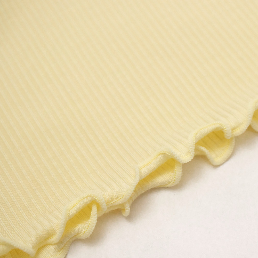 【Night · Chu Mii】Ruffle Hem Pants (Yellow)