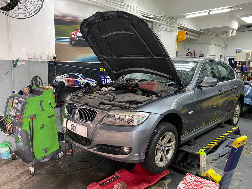 bmw e90 3 series ung automotive super nano 換油 機油 汽車保養
