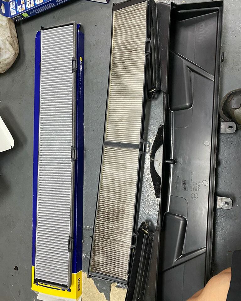 ung automotive engine air filter replacement bmw 3 series e90