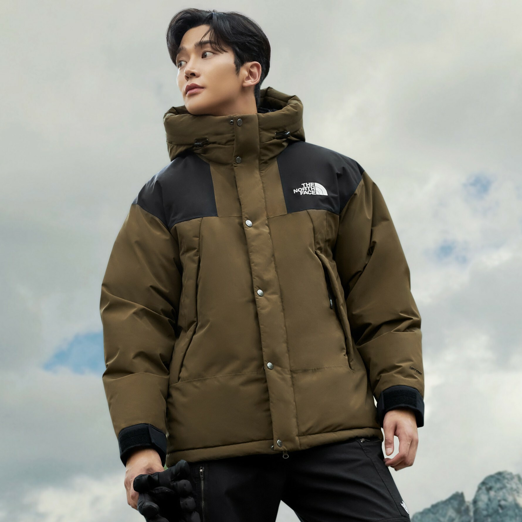 THE NORTH FACE ULTIMATE DOWN 連帽 羽絨外套 橄欖綠 NJ2DN62B
