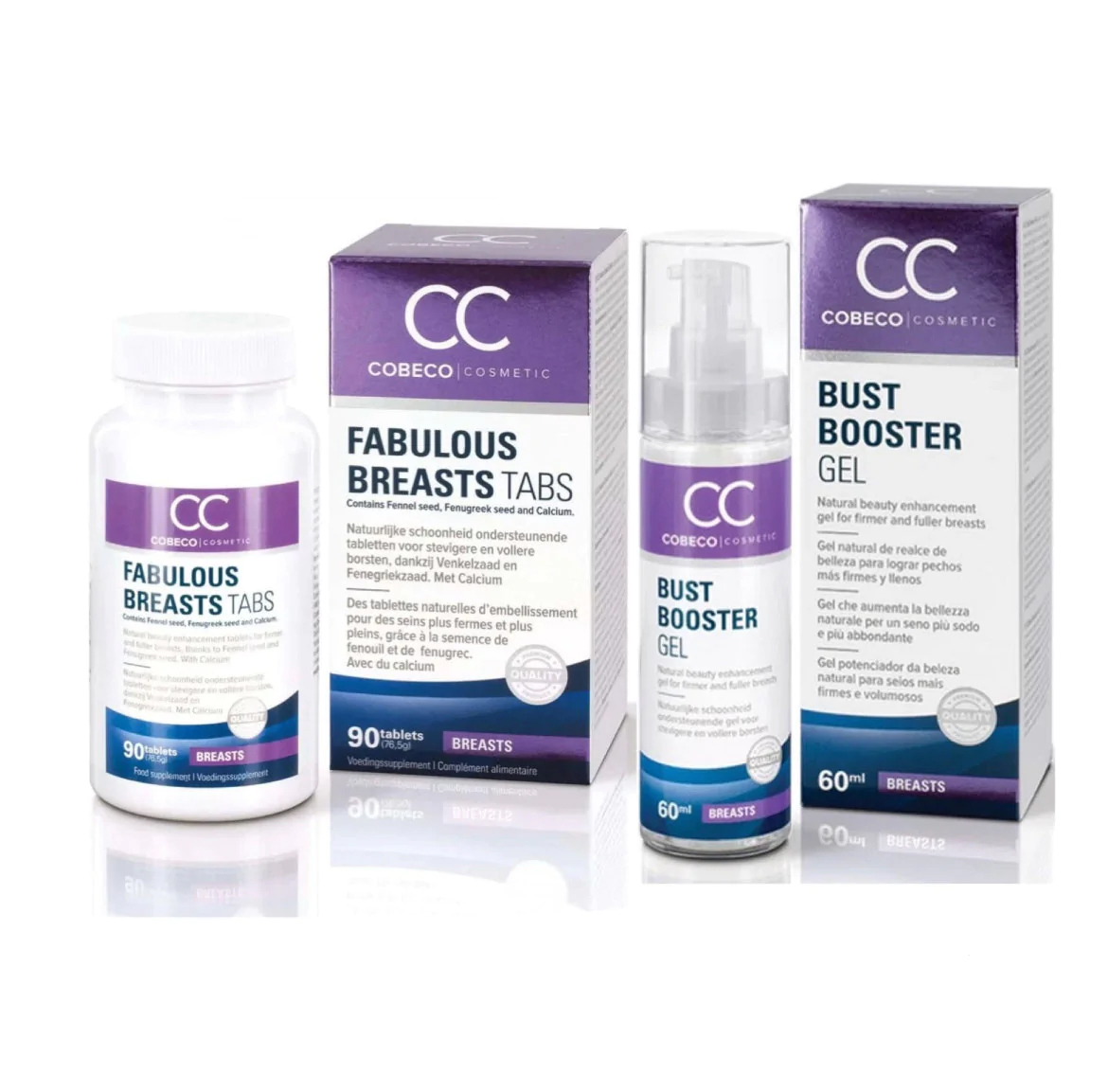 【王牌豐胸】Cobeco豐胸套裝（cobeco豐胸丸+cobeco豐胸膏）