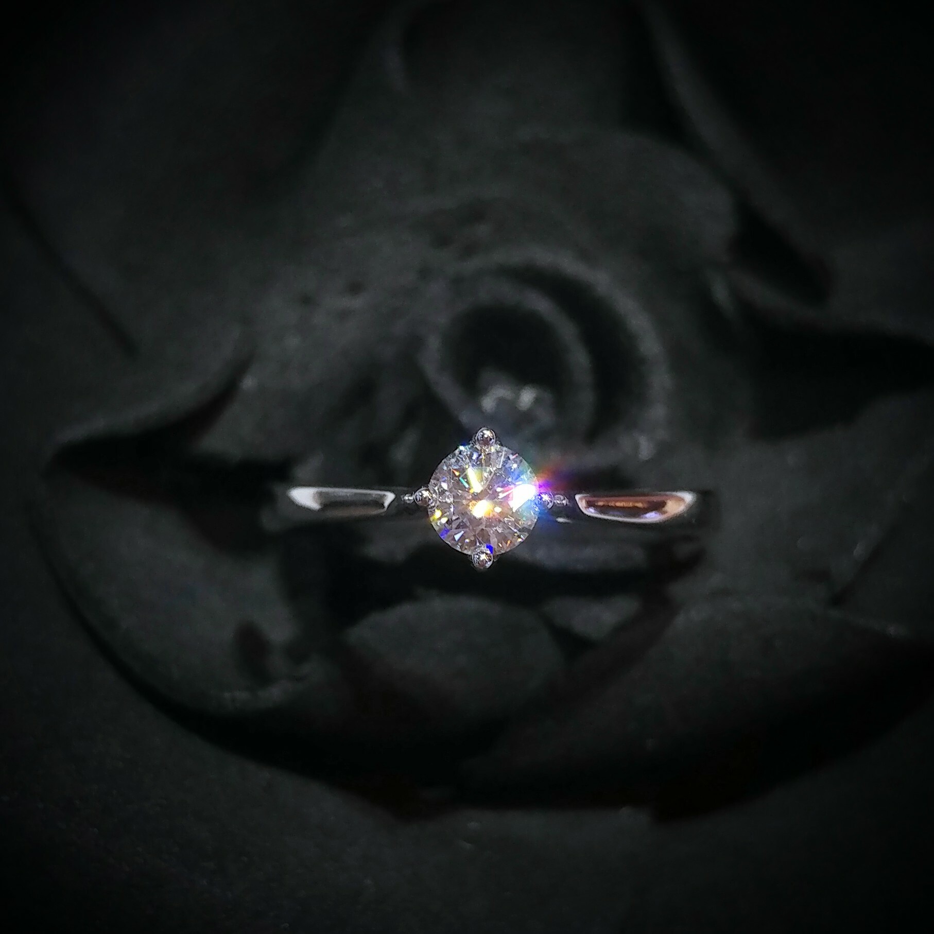 18K White Gold 0.25ct Diamond Ring