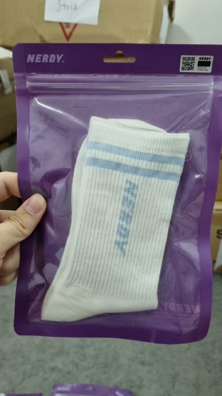[S] NERDY NY 2 WAY SOCKS,SKY BLUE, SN115 (SN115)