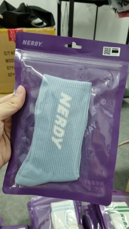 [S] NERDY 2 WAY SOCKS,SKY BLUE, SN117 (SN117)