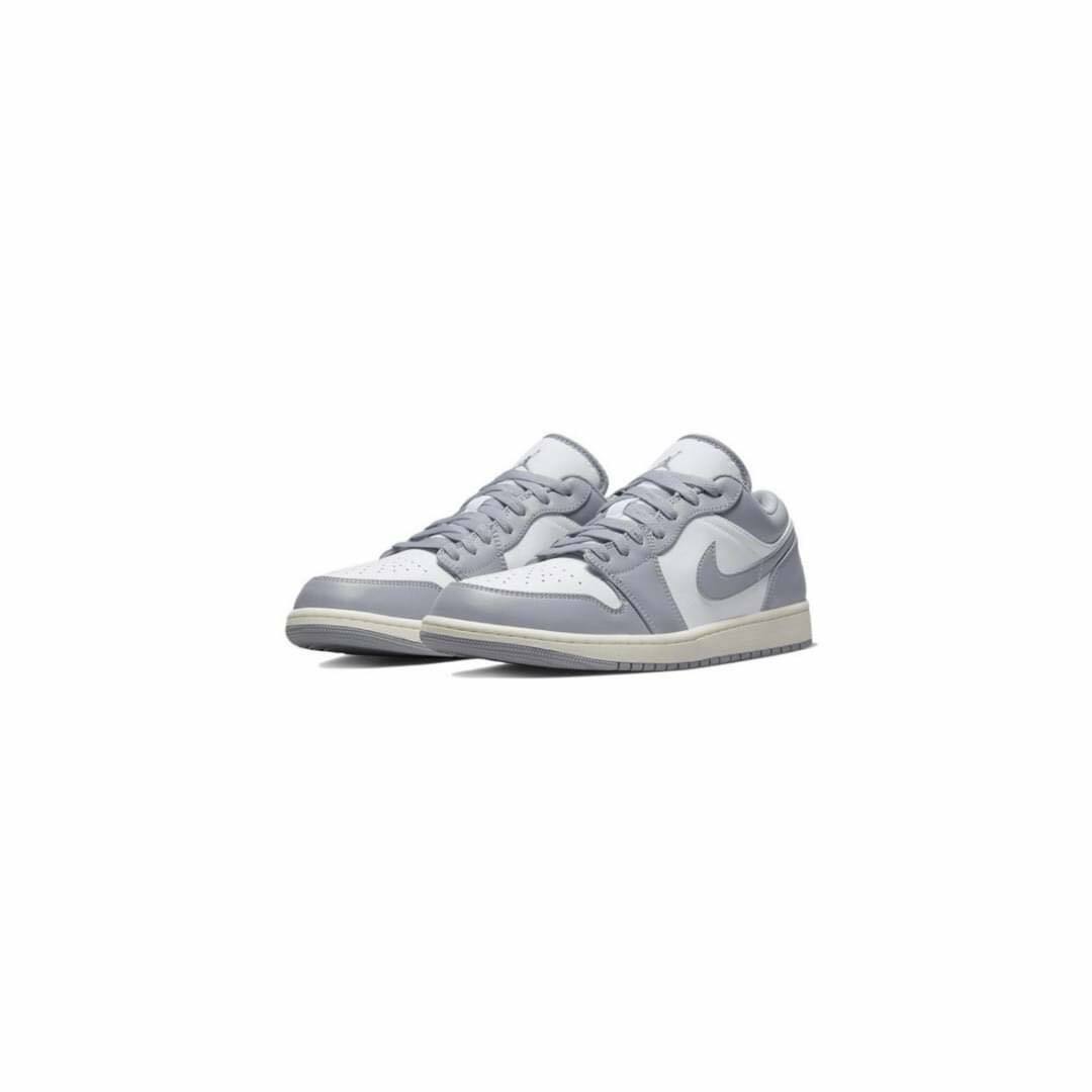 現貨男AIR JORDAN 1 LOW “VINTAGE GREY” 復古灰白氧化中底奶油底