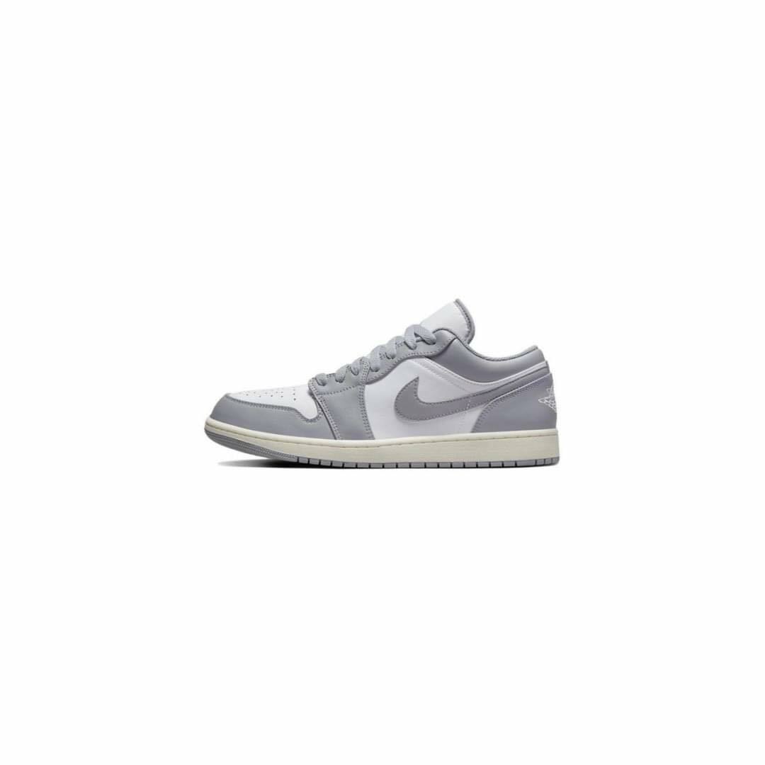 現貨男AIR JORDAN 1 LOW “VINTAGE GREY” 復古灰白氧化中底奶油底