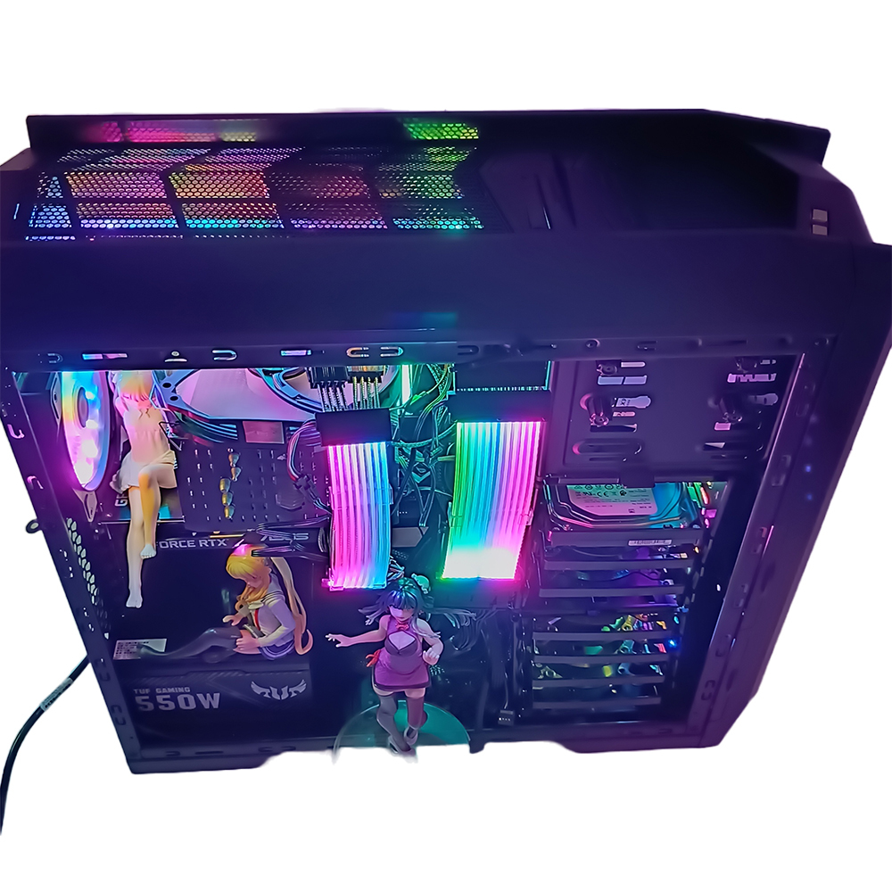 GAMEMAX 全塔式超大容量硬碟主機殼 43CM長顯卡/送5風扇/免工具驅動器托架/2個SSD+8個機械硬碟/3*5.25吋安裝位免鎖/頂部I/O介硬碟快插/CPU塔扇17CM