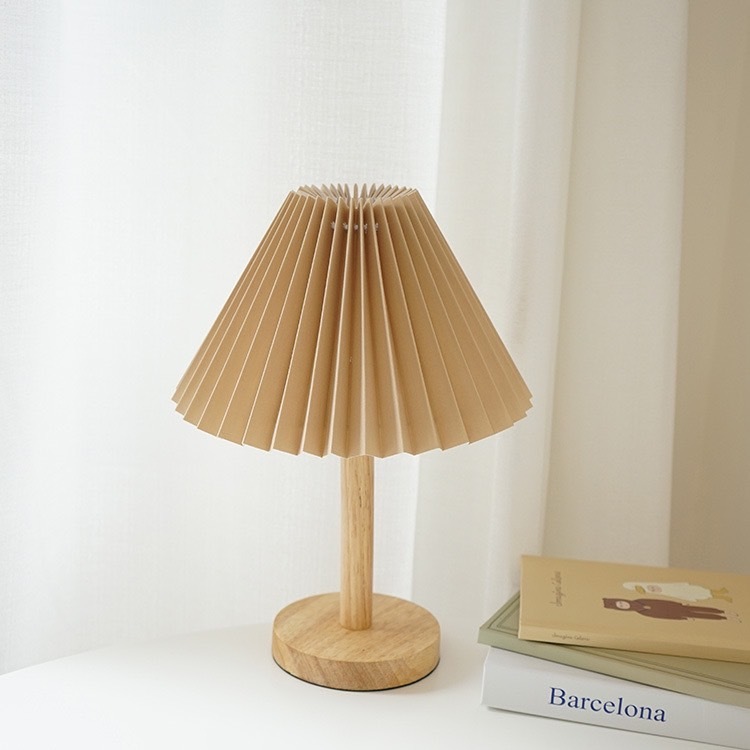 《1059》INS百褶檯燈