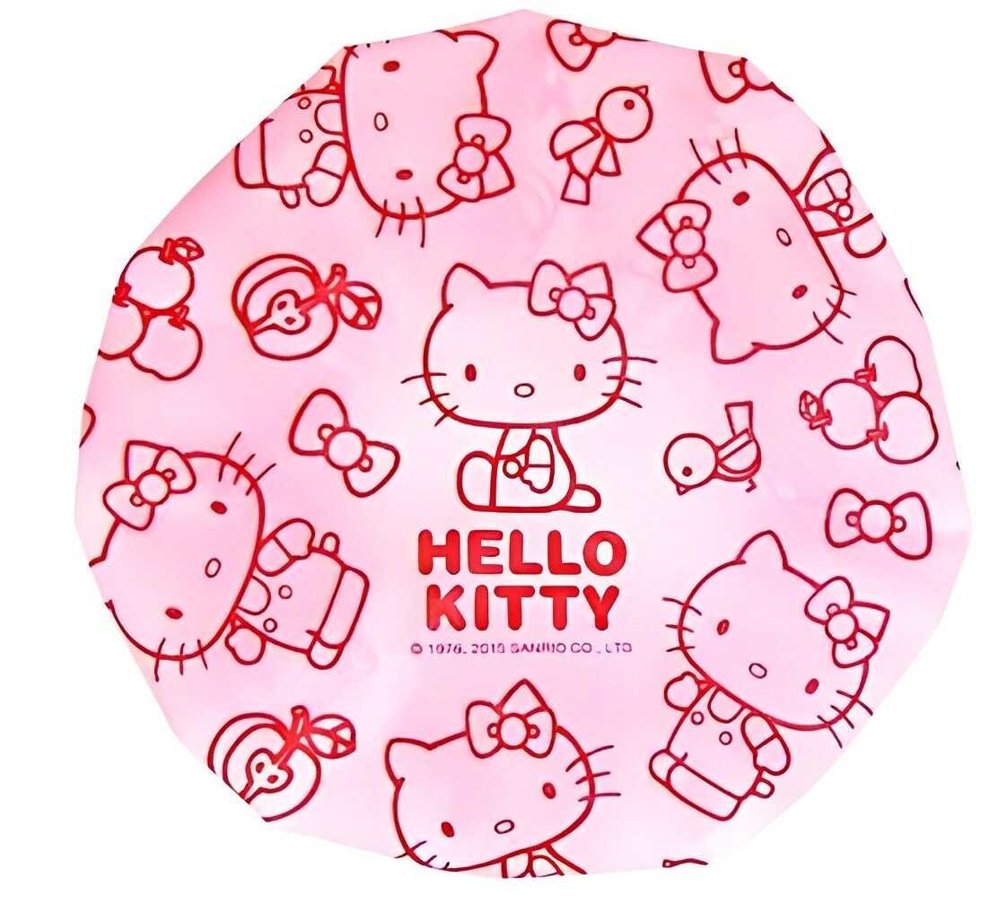 Sanrio  Hello Kitty 粉紅色浴帽