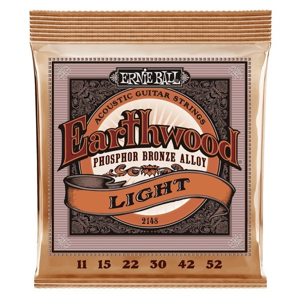ERNIE BALL 2148 EARTHWOOD 11-52 磷青銅 木吉他弦