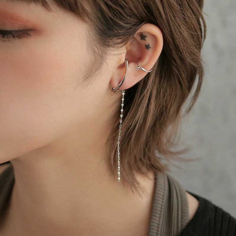 閃石長鏈耳環&耳骨夾