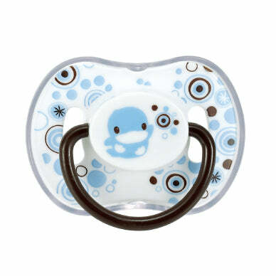 KUKU 星鑽奢華安撫奶嘴 6個月以上-藍色