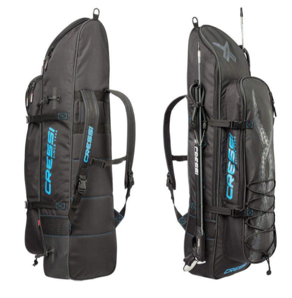 ▲Cressi PIOVRA FINS BACKPACK XL 章魚款蛙鞋背包 XL