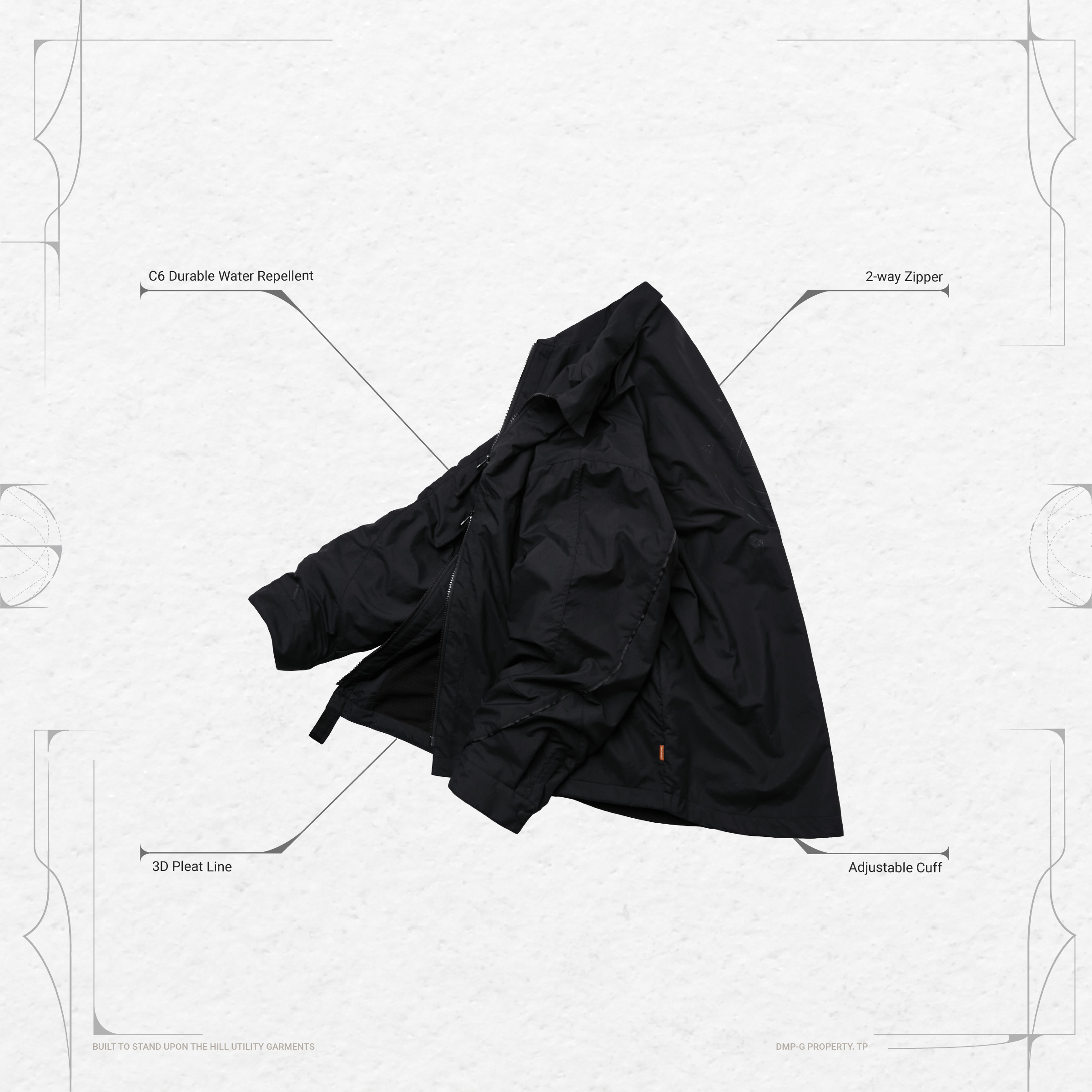 PC-X3” – SOFTBOX Coach Jacket - Black