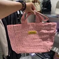 [S] BEENTRILL MONOGRAM 2 WAY TOTE BAG,PINK, BA210BG005-PK (SBT33)
