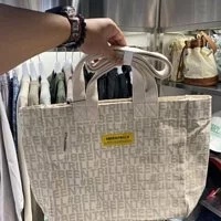 [S] BEENTRILL MONOGRAM 2 WAY TOTE BAG,LIGHT BEIGE, BA210BG005-LE (SBT39)