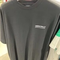 [S] BEENTRILL TAPING HASHTAG SHORT SLEEVE T-SHIRT,BLACK, BA222TS004-BK (SBT46)