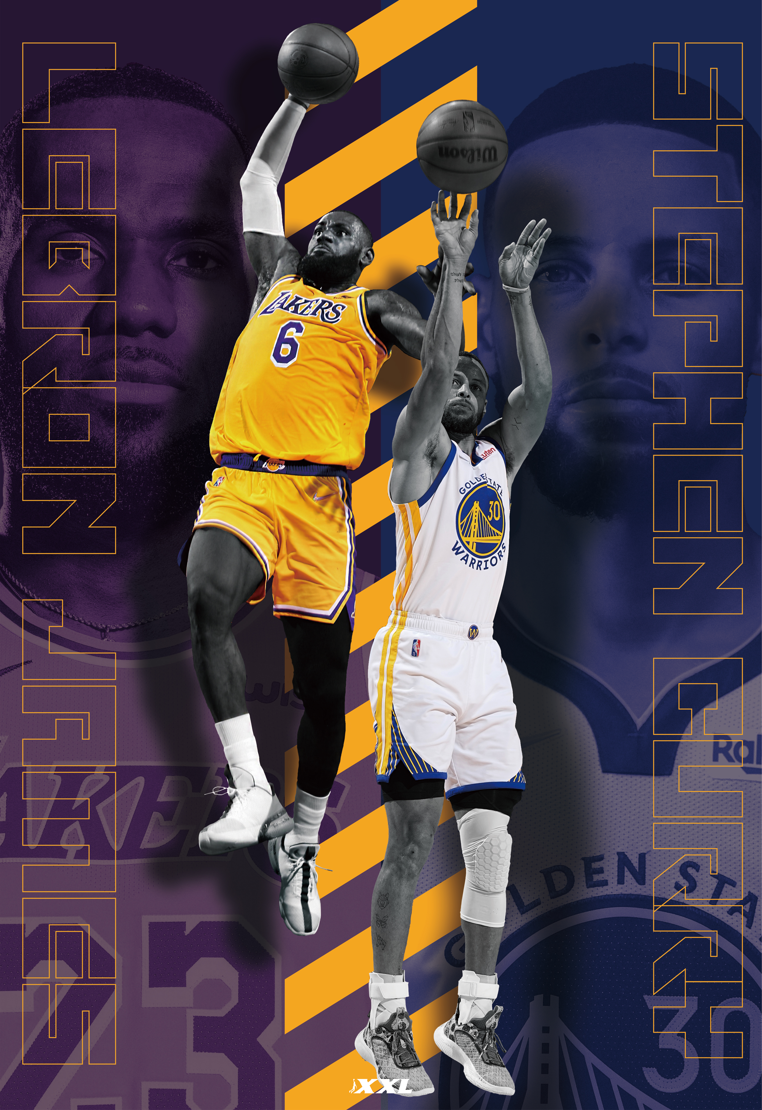 XXL 2022 10月號 偉大的交會 LBJ vs Curry  隨書附贈LBJ & Curry海報