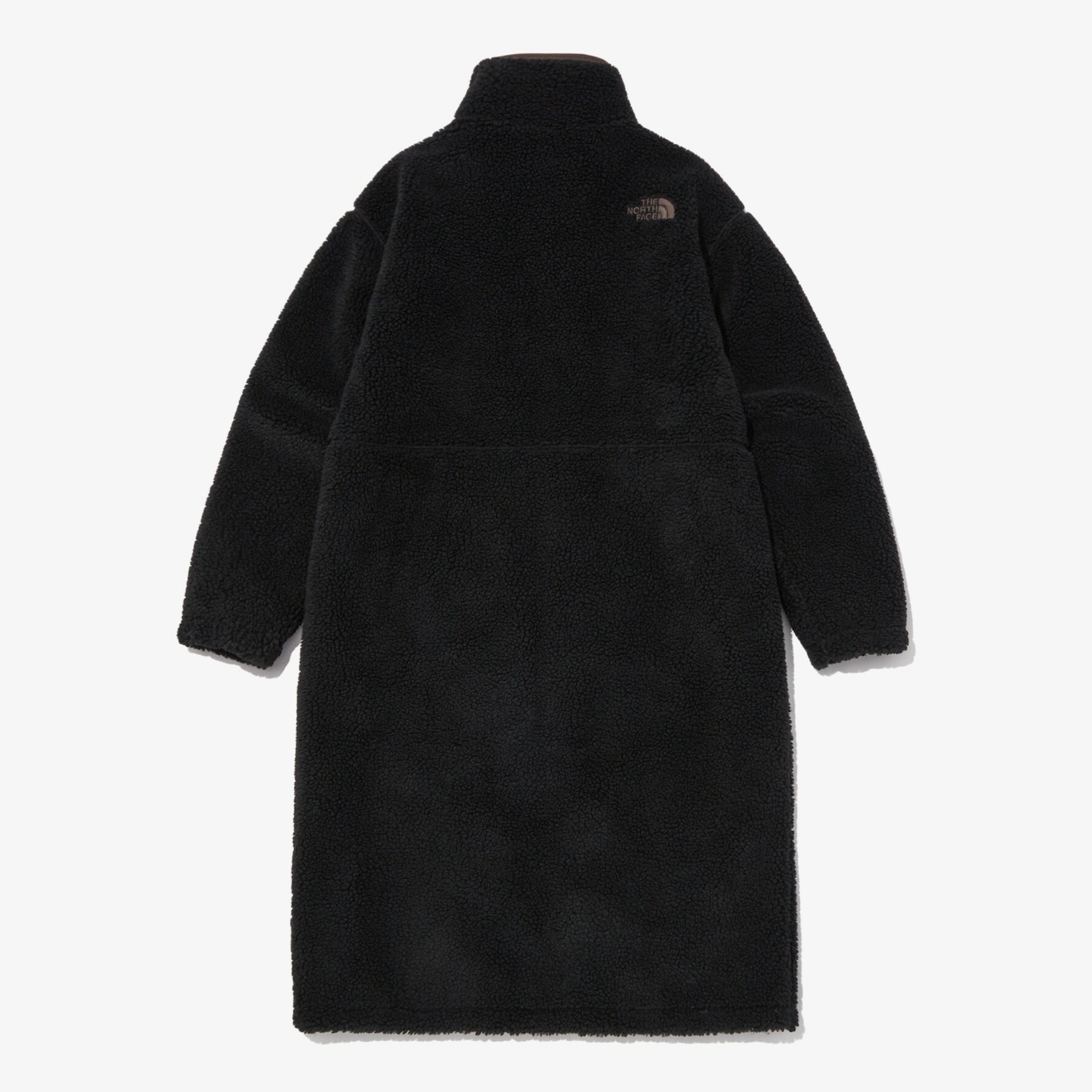 THE NORTH FACE NEW TEDDY 毛絨 長版 外套 大衣 黑 NC4FN50C