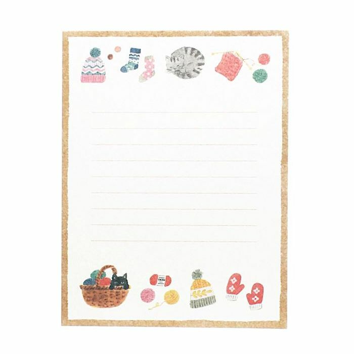 Furukawashiko Letter and Envelope Set－Today's Letter Winter Series (Japanese Stationery Brand)