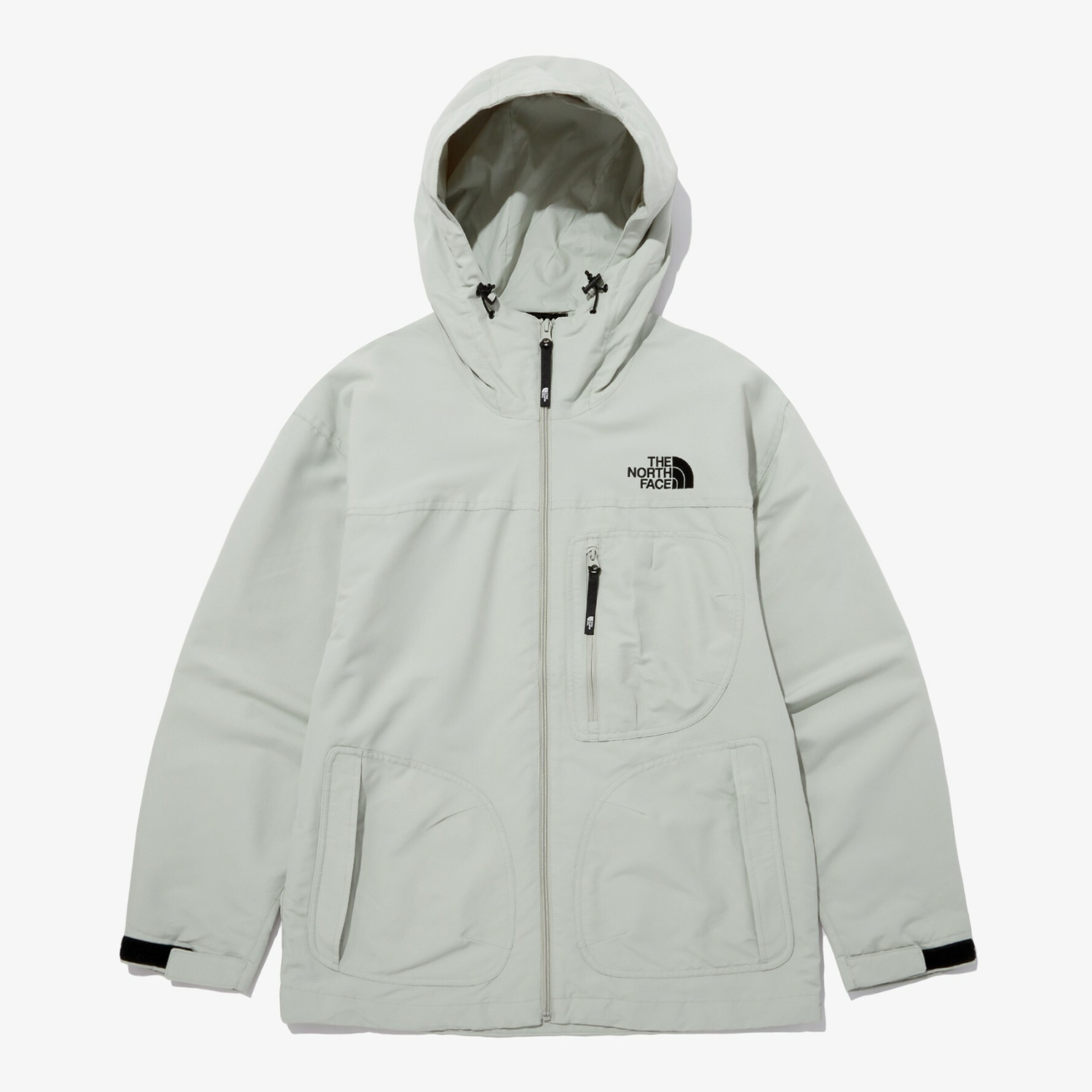THE NORTH FACE UNI OUT POCKET 防風 連帽外套 白 NJ3BN58B