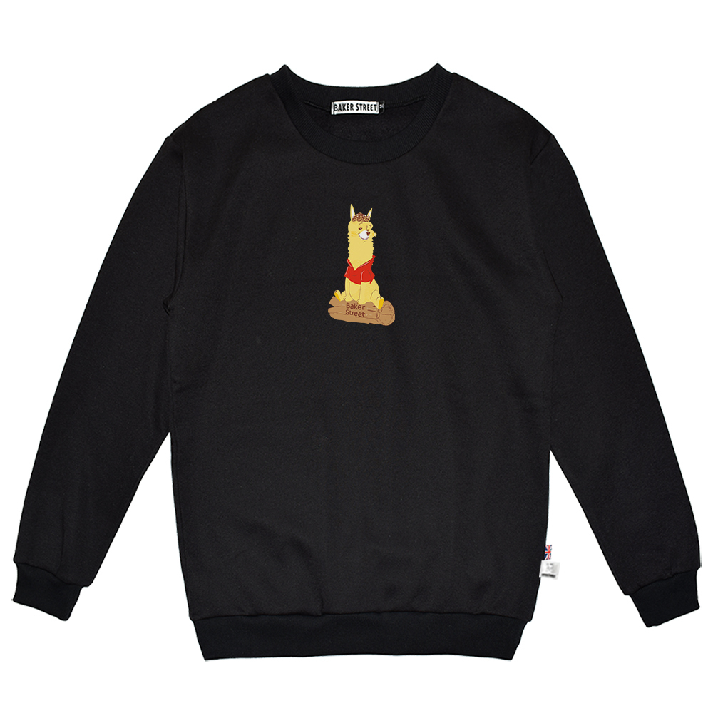 Honey Alpaca 噗噗駝 高磅數長袖圓T