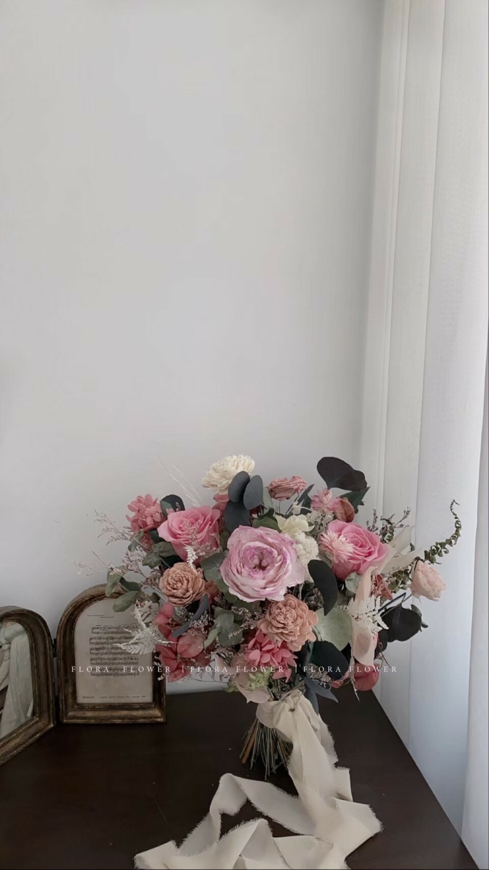 新娘永生捧花- 茱麗葉玫瑰