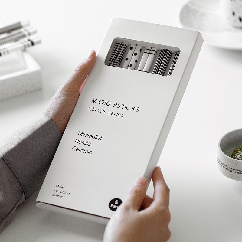 《1067》赫本風陶瓷筷