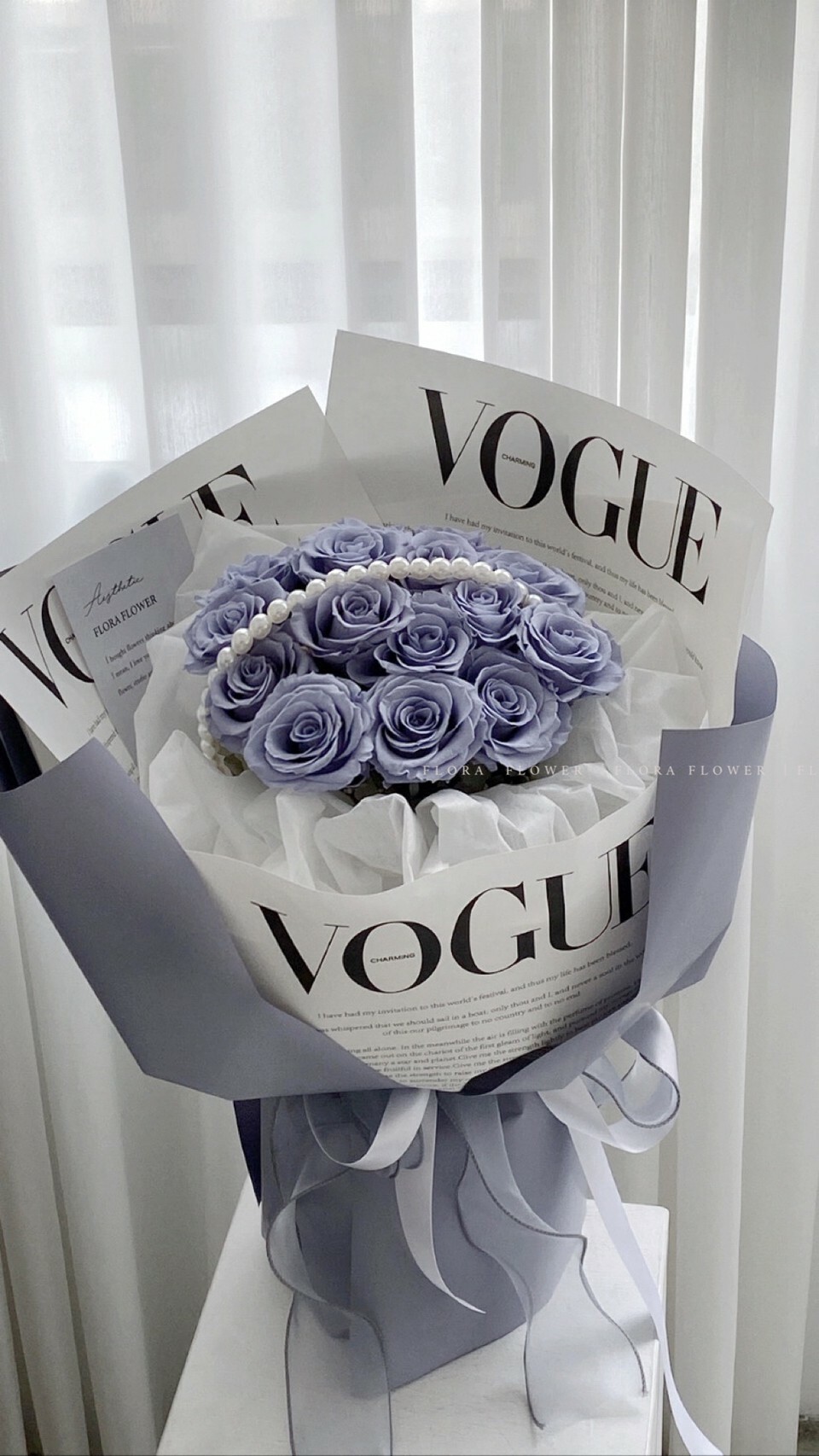 俄羅斯花束-星空灰藍雲朵