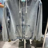 [S] MARK M DENIM JUMPER HOODIE,BLUE, ME-MAA6060-BLUE (SMKM10)