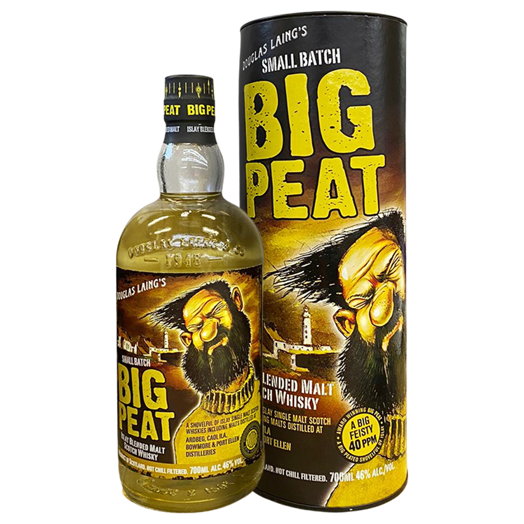 Big Peat Small Batch A Big Feisty 40PPM Islay Blended Malt 46% (Douglas Laing)