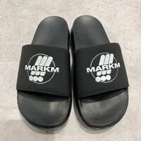 [S] MARK M SHOE BASIC LOGO SLIDE,BLACK, MEASC0501-BLACK (SMKM12)