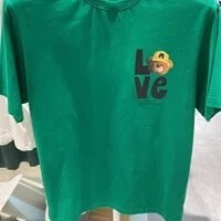 [S] MARK M LOVE BEAR SHORT SLEEVE T-SHIRT,GREEN, ME-IBC8882-GREEN (SMKM25)