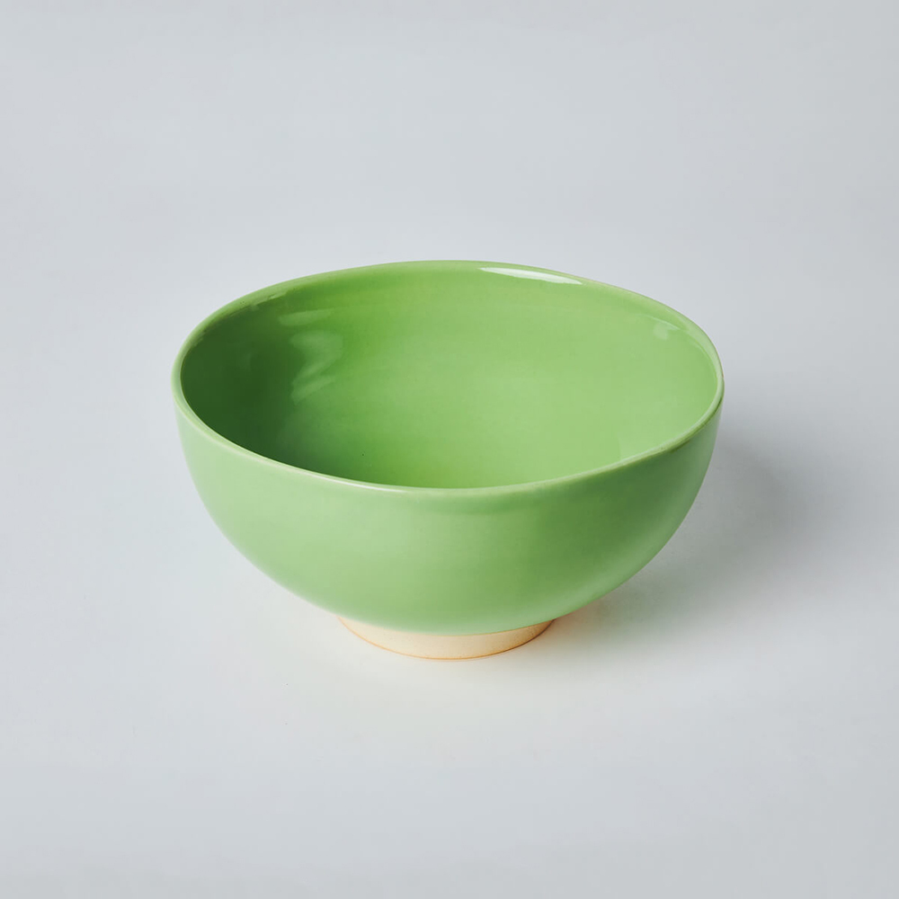 KOGA │ 陶質六角大碗公 (丹青)