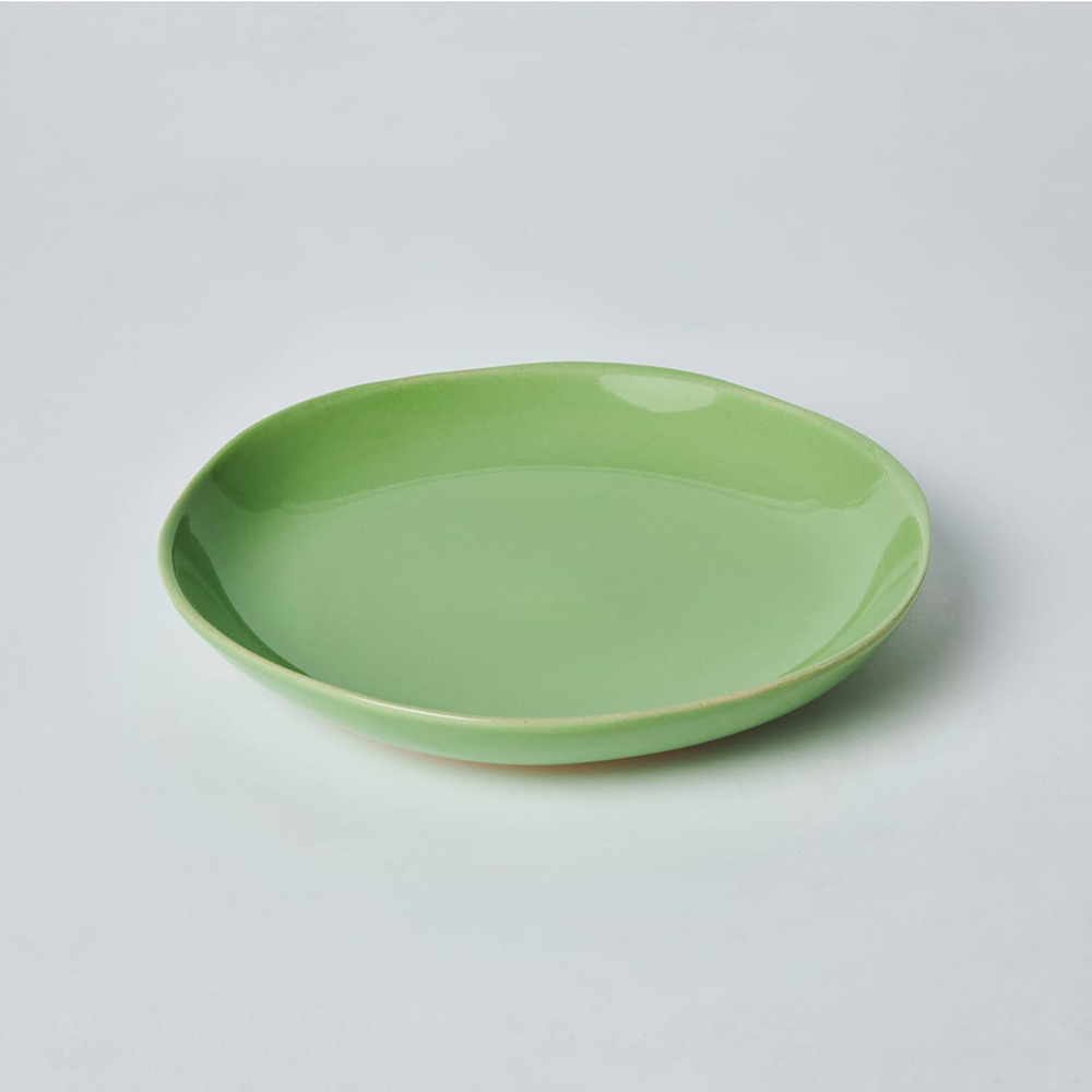 KOGA │ 陶質六角中盤(丹青)