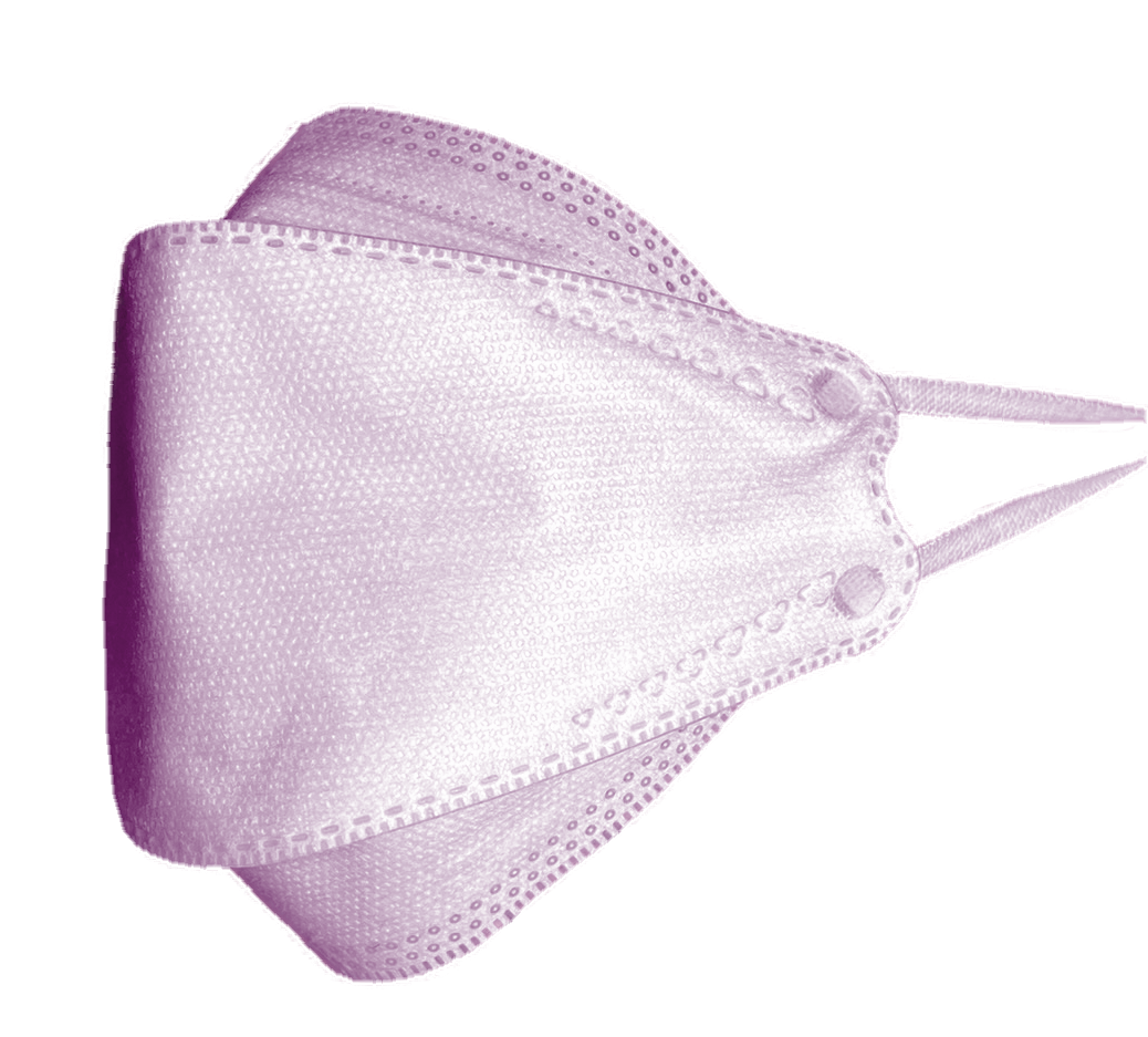 【KN95系列】Lanchester 兒童四層升級款絕對防護口罩 紫色二十片 獨立包裝(KF94)(醫用級)(證書認證/信心保證)