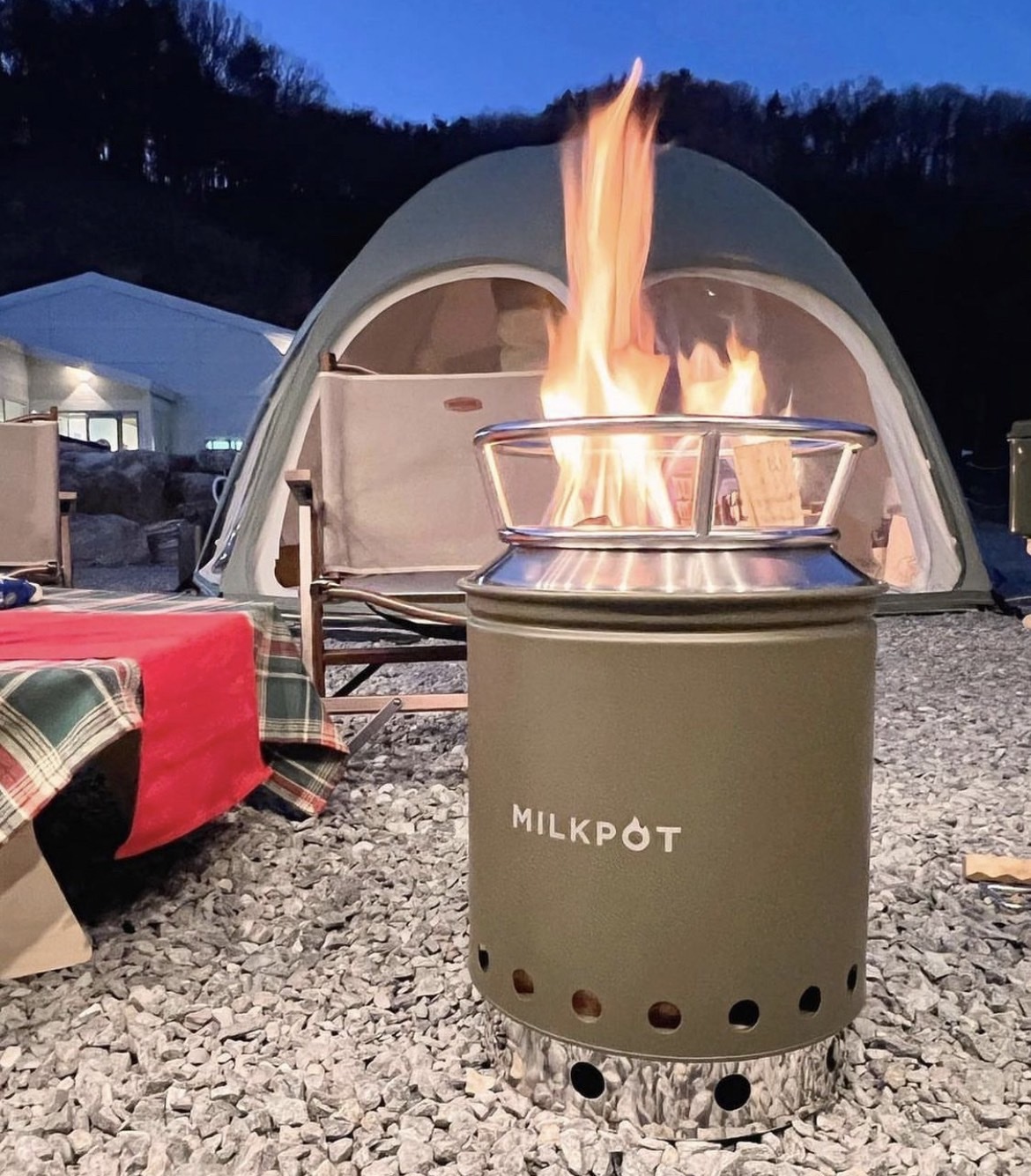 韓國Milkpot stove 300中焚火爐牛奶爐焚火台火爐營火爐露營野營