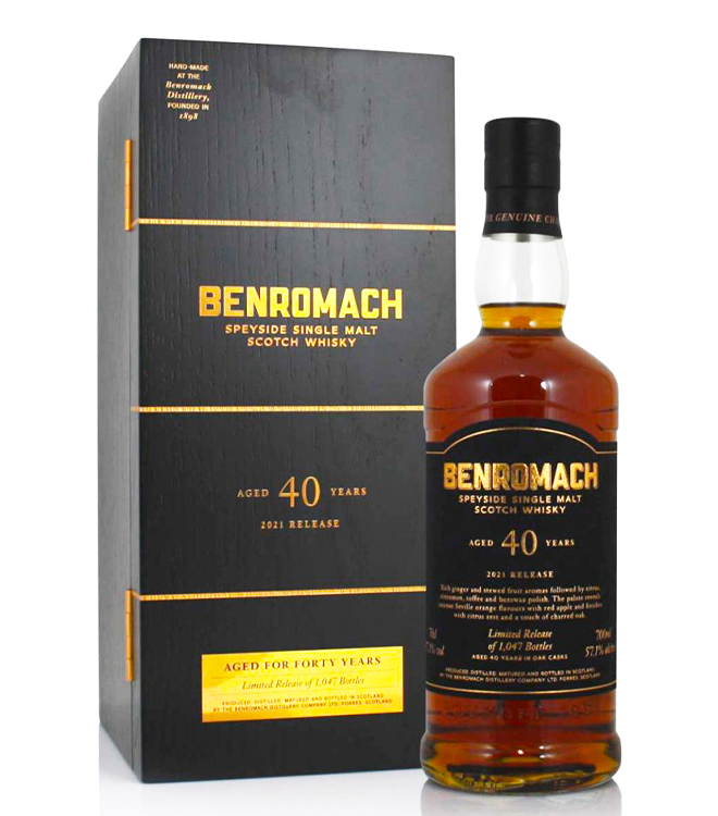 百樂門 40年 2021 Release 單一麥芽蘇格蘭威士忌 700mL