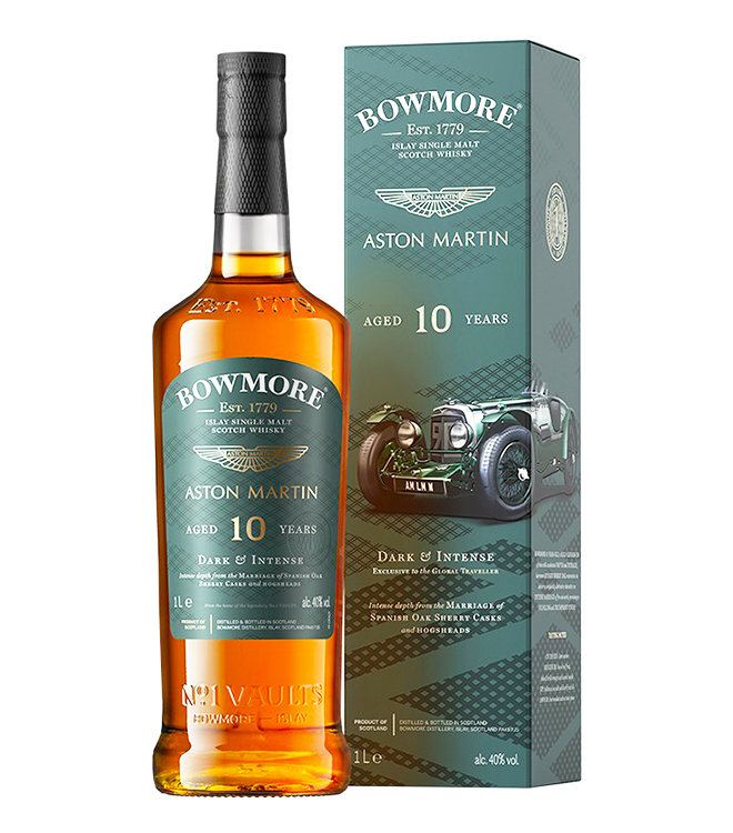 Bowmore 10 Year Old Aston Martin Single Malt Whisky 1000mL