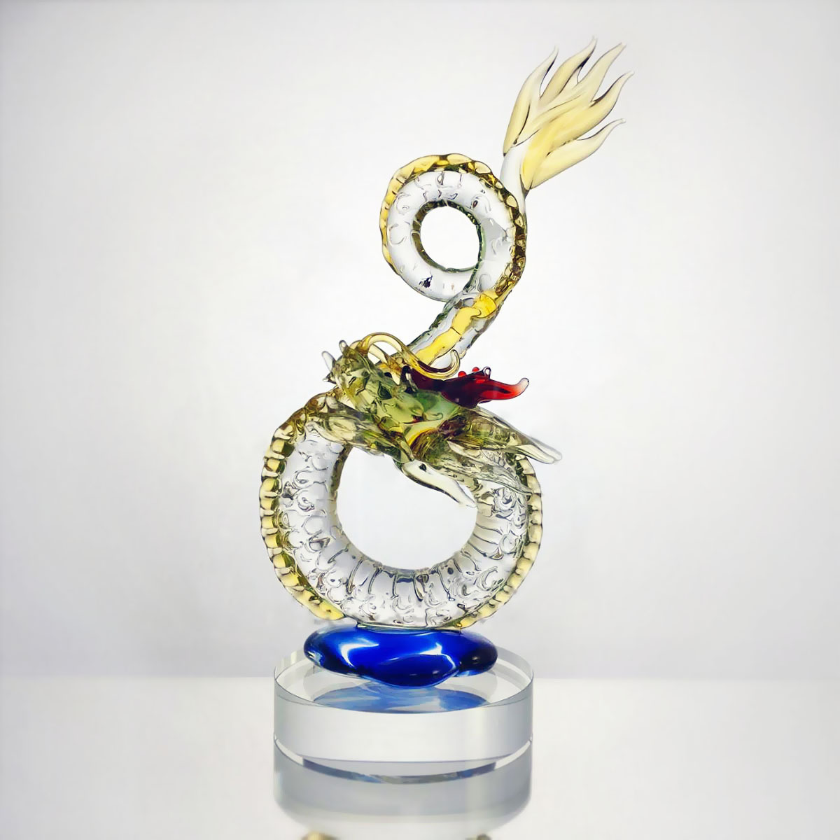 八字龍(含水晶座)