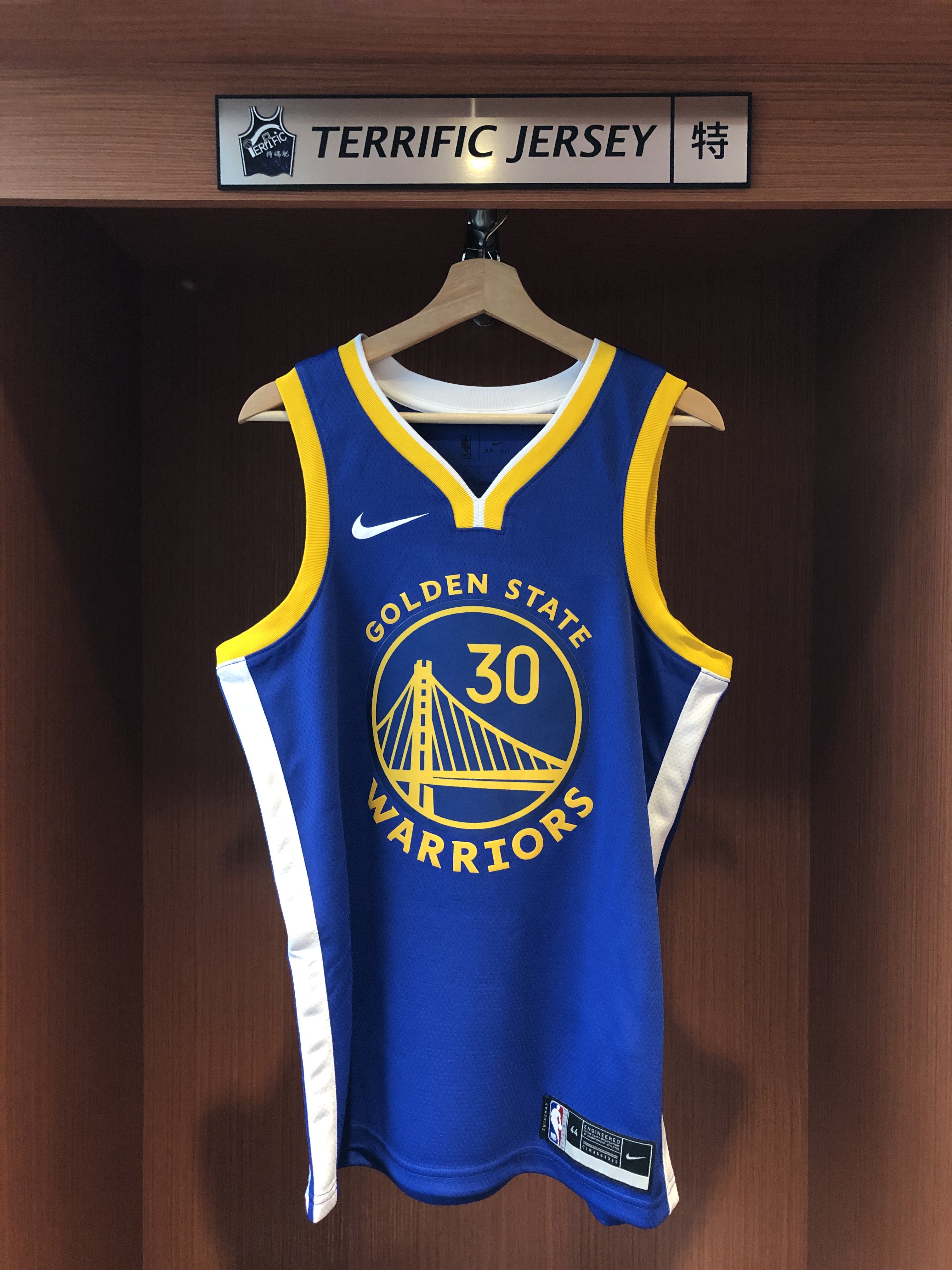 NBA球衣 Stephen Curry 金州勇士藍 Icon Nike Swingman 球迷版 熱轉印 全新