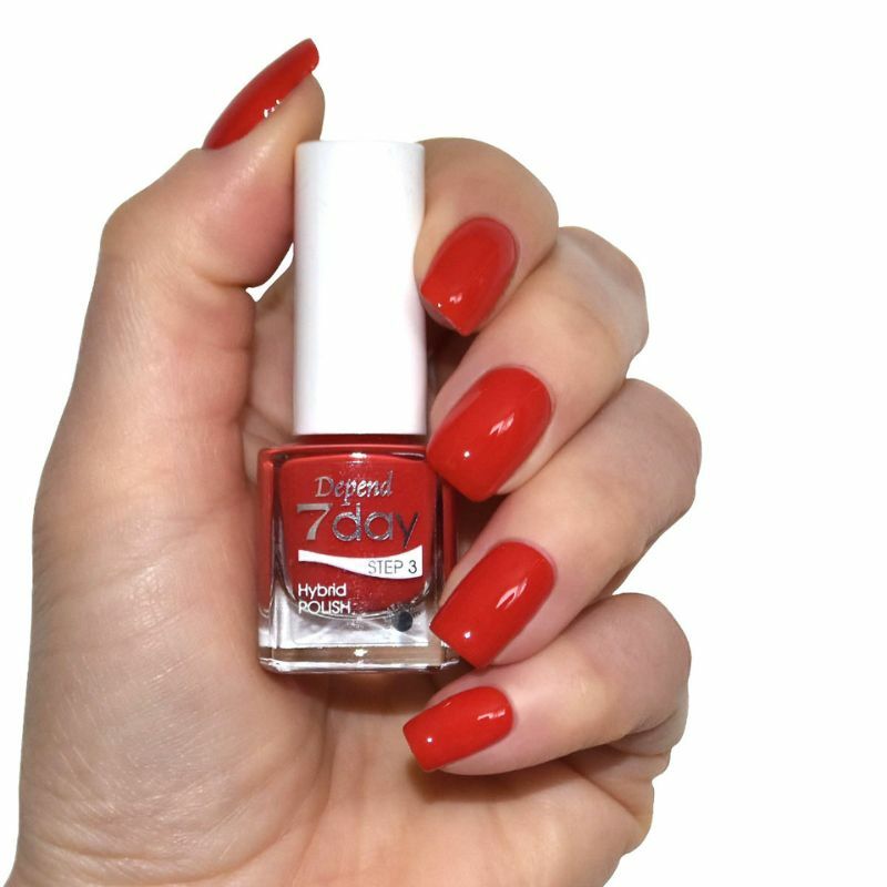 7day 仿GEL甲快乾甲油 7264 Mahaba Red (不透明)