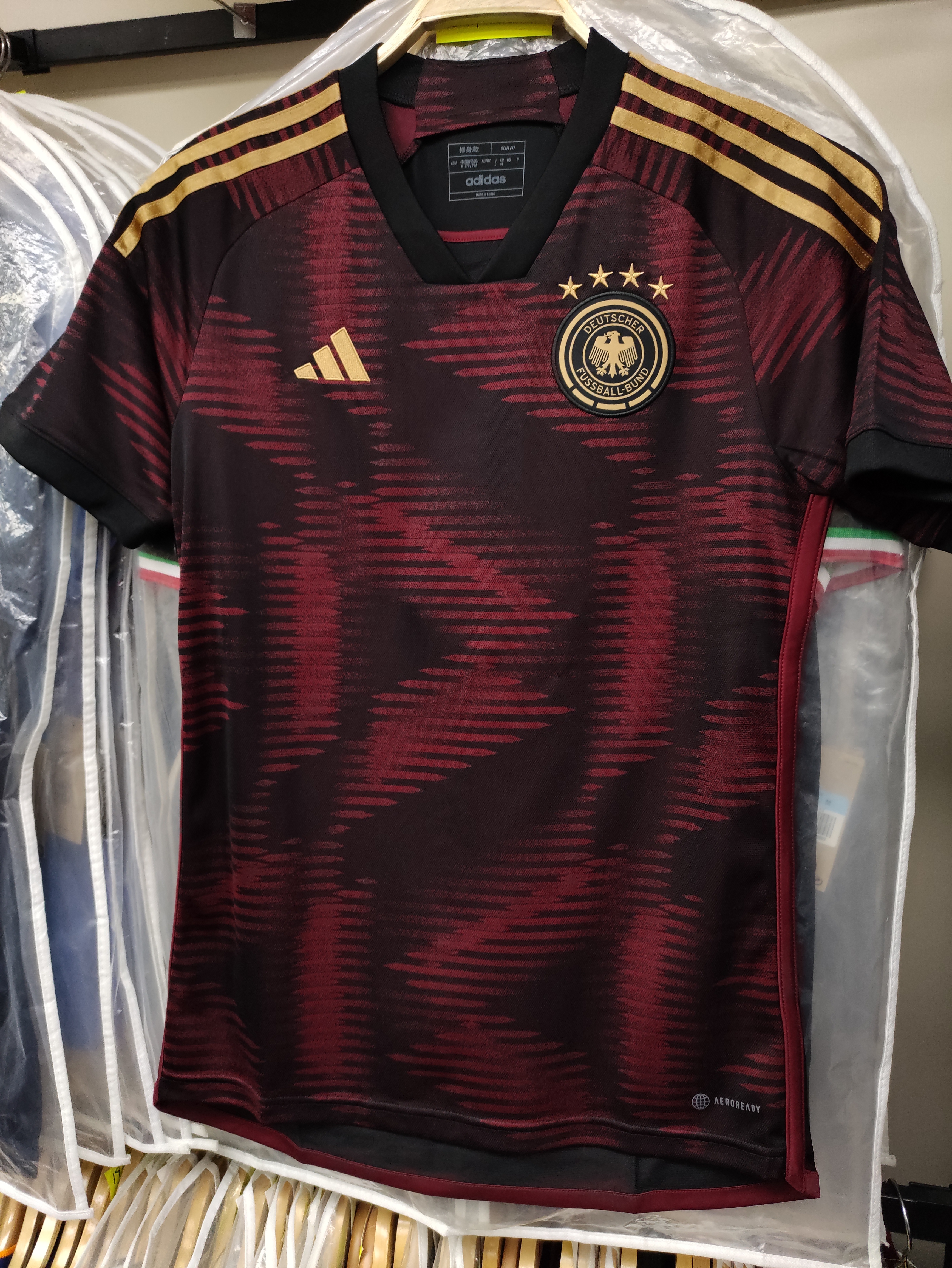 2022世界杯德國國家隊作客球迷版球衣