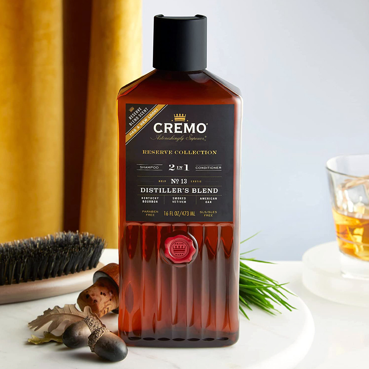 美國 Cremo - 沙龍洗髮精（威士忌酒廠精選 / 洗髮護髮二合一）