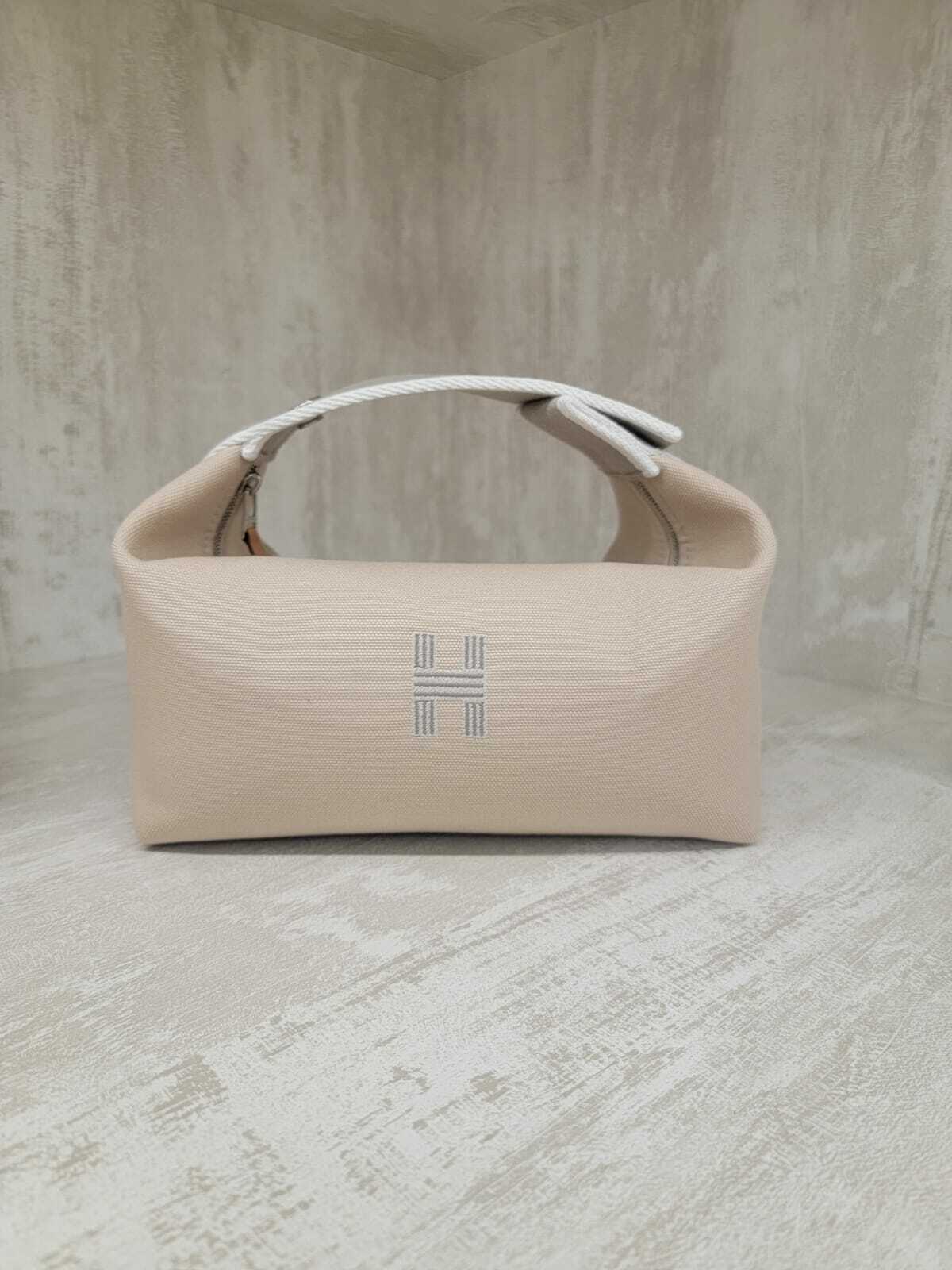 Hermes Bride a Brac CASE BEIGE /BLANC 飯盒包 米/白