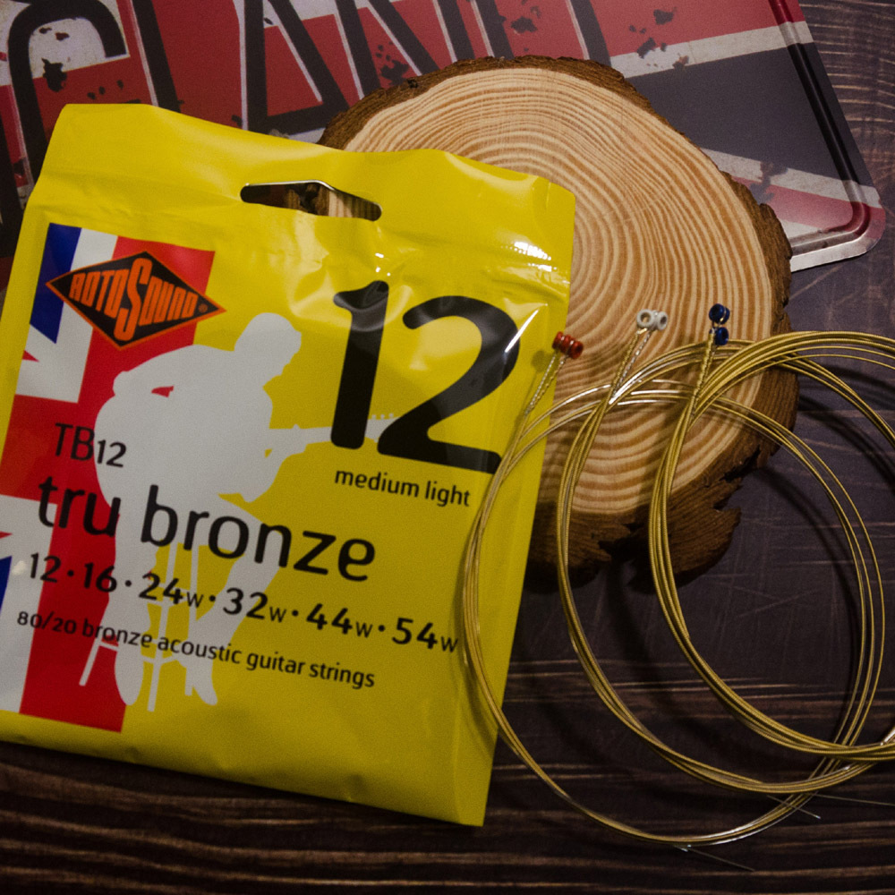ROTOSOUND TB12 tru bronze 12-54 黃銅 木吉他弦