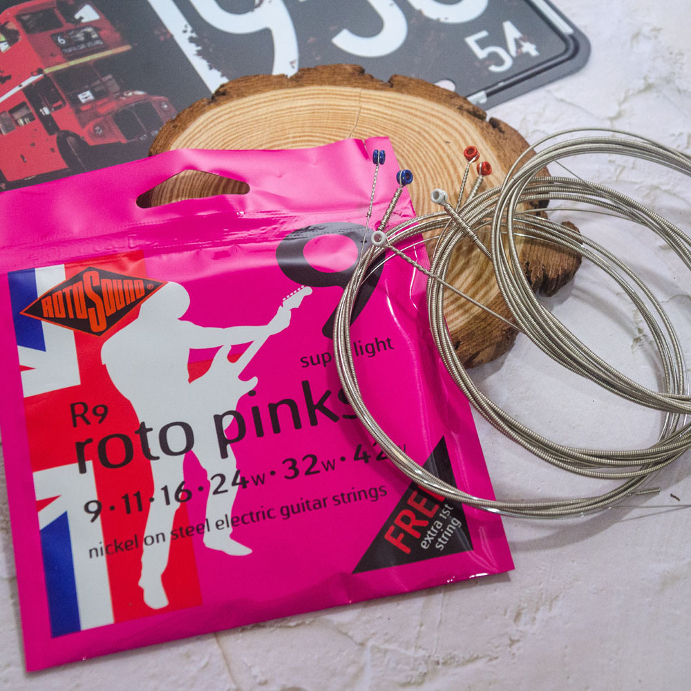 ROTOSOUND R9 roto pinks 09-42 鎳鋼 電吉他弦