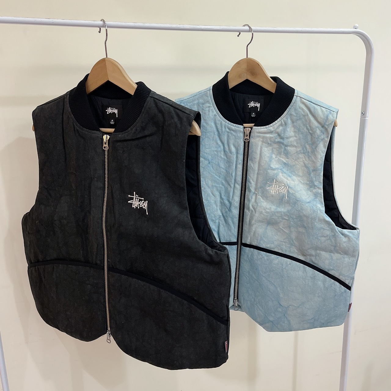 STUSSY PRIMALOFT 水洗帆布背心 現貨 秋冬 115654